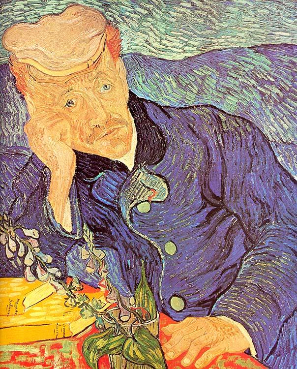 Portrait of Dr Gachet, Vincent Van Gogh